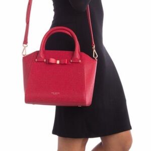 Ted Baker Red Bow Janne Leather Satchel - Women